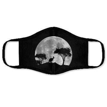 Discover Great Kangaroo By Night Face Masks