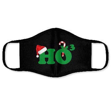 Discover Ho Ho Ho Cubed Christmas Math Face Masks
