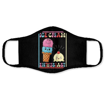 Discover Kawaii Ice Cream Lover Face Masks