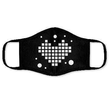 Discover Pixel Heart For Computer Scientists And Computer F Face Masks