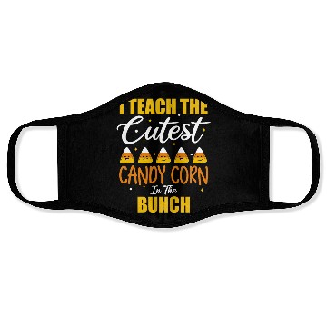 Discover Cute I Teach The Cutest Candy Corn Halloween Face Masks