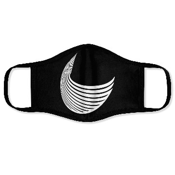 Discover Geometric Stripe Wings Face Masks