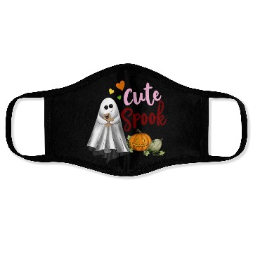 Discover Cute Ghost - Too cute to spook Face Masks