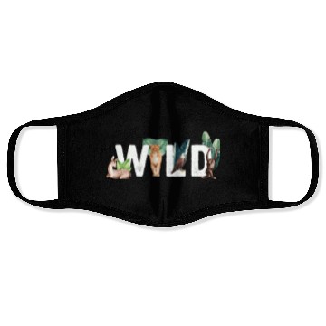 Discover Wild Animals Cat Eagle Monkey Deer Face Masks