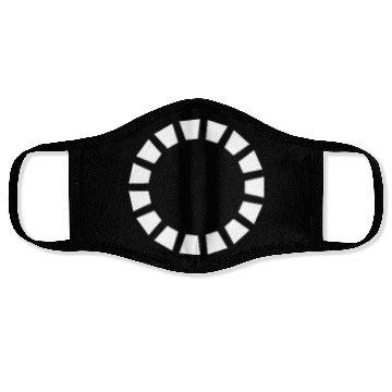 Discover circle shape 2 Face Masks