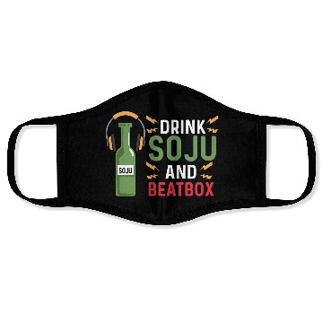 Discover Beer and Beatbox Party-goer Gift Face Masks