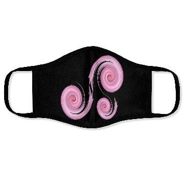 Discover pink flower Face Masks