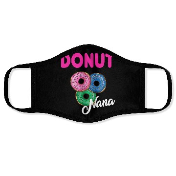 Discover Womens Nana Donut Face Masks Grandmother Donut Lover