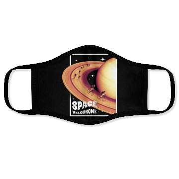 Discover Space astronaut science planets astronomy design Face Masks