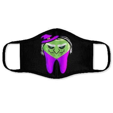 Discover Evil Green Witch Tooth For Dentist On Halloween Face Masks