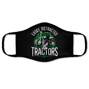 Discover Farming Farmer Tractor Vintage Face Masks