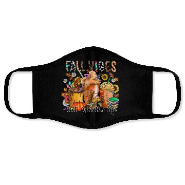 Discover Fall Vibes That Teacher Life Face Masks