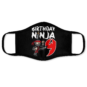 Discover Birthday Party 9 Years Old Japanese Ninja Birthday Face Masks