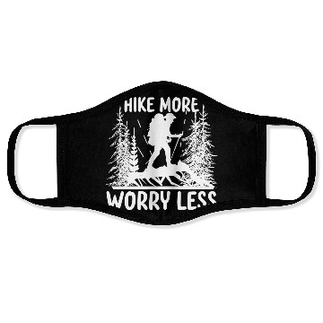 Discover Hiking Go Mountaineering Hiking Tour Cool Saying Face Masks