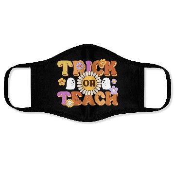 Discover Trick Or Teach Ghost Teacher Halloween Costume Face Masks