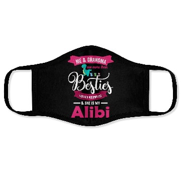 Discover Me Grandma are more than Besties I AM HER Face Masks