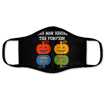 Discover Halloween Pregnancy Man Pumpkin Face Masks Funny Part