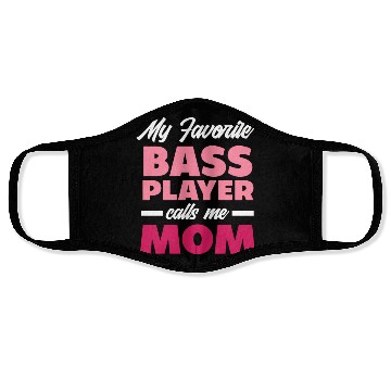 Discover Guitar Mom Bass Player Face Masks