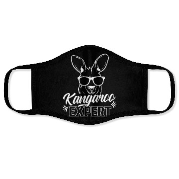 Discover Kangaroo Expert Lover Australia Animal Kangaroos Face Masks