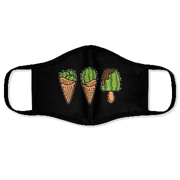 Discover Cactus Ice Cream Sweet tooth Gift Face Masks