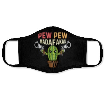 Discover Pew Pew Madafakas Gardener Gift Face Masks