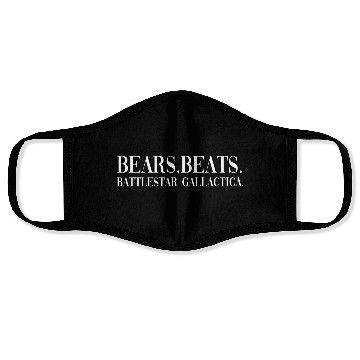Discover Bears beats battlestar funny quote Face Masks