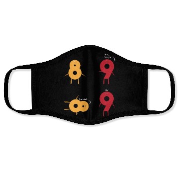 Discover Engineering Infinity Number Eight Funny Math Pun Face Masks