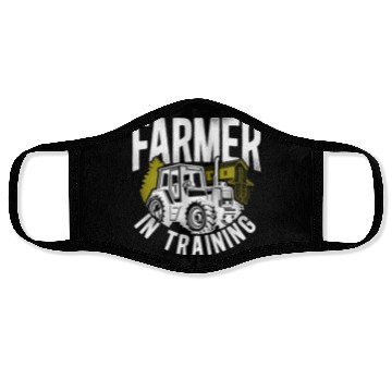 Discover Farming Farmer Tractor Vintage Face Masks
