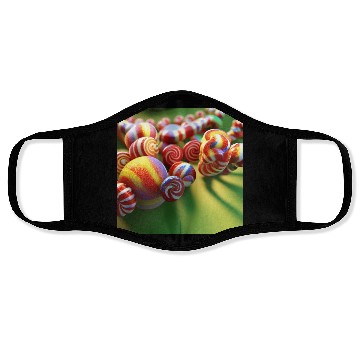 Discover A glimpse into candy land version 3 Face Masks