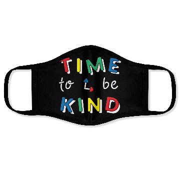 Discover Time To Be Kind Orange Unity Day Anti Bullying Pre Face Masks