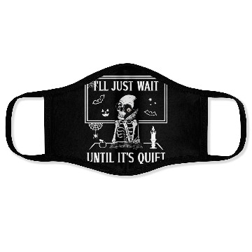 Discover Halloween Teacher I'll Just Wait Until It's Quiet Face Masks