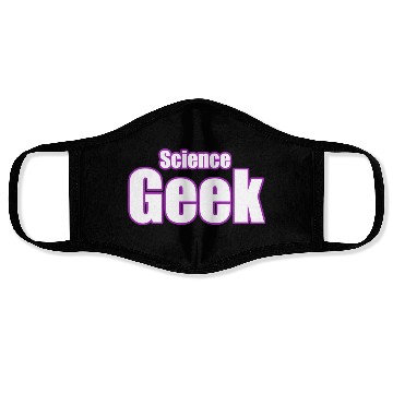Discover Science Geek Face Masks