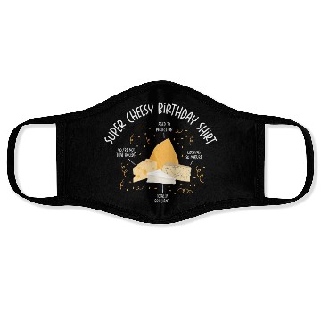 Discover Super Cheesy Birthday Party Natal Day Cheese Face Masks