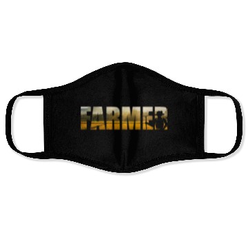 Discover Farming Farmer Vintage Farmer Face Masks
