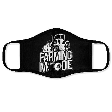 Discover Farming Farmer Tractor Vintage Face Masks