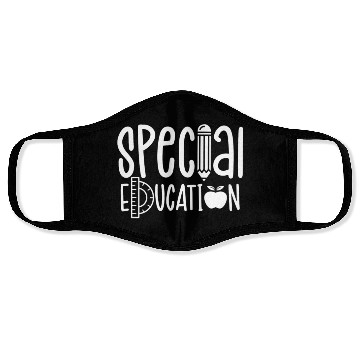 Discover Special Education Cute Awareness Sped Teacher Face Masks