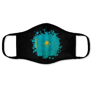 Discover Kazakhstan vintage flag Face Masks