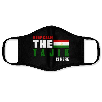 Discover Keep Calm Tajikistan flag design Face Masks