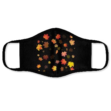 Discover Autumn Maple Leaves Face Masks