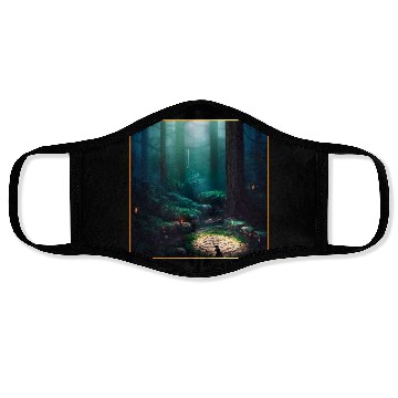 Discover Fantasy Forest Face Masks