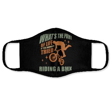 Discover BMX BMX driver BMX-Bahn Face Masks