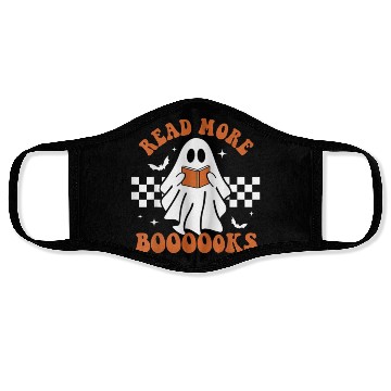 Discover Cute Booooks Ghost Read More Books Funny Teacher Face Masks