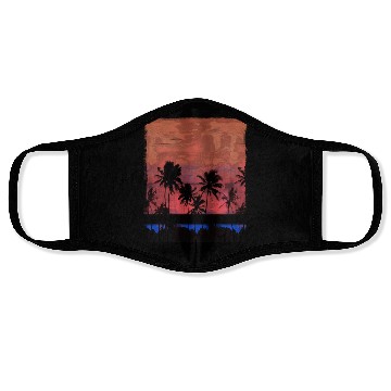 Discover Saint Croix Caribbean Vacation Souvenir Beach Face Masks