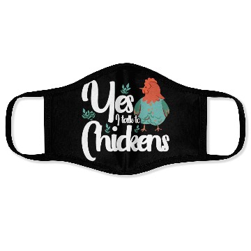 Discover Chickens Rooster Chicken Farmer Hen Poultry Cock Face Masks