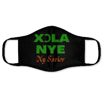 Discover XORLA NYE OR MY SAVIOR Face Masks