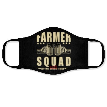 Discover Farmer Party Crew | Farmer Squad Face Masks