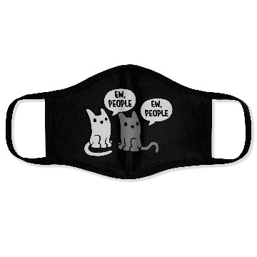 Discover pet cats ew people Face Masks
