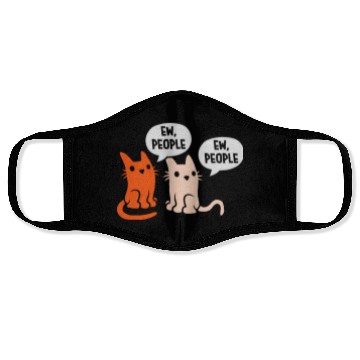 Discover comic cats ew people Face Masks