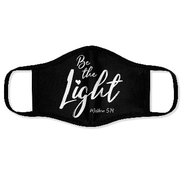 Discover Be The Light Matthew 514 Christian Bible Verse T S Face Masks