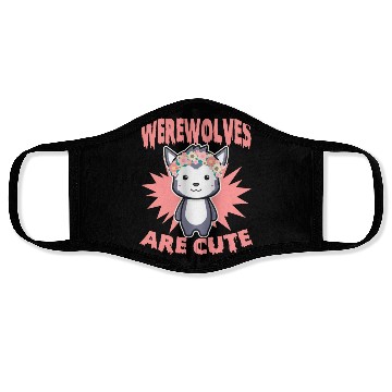 Discover Cute Halloween Werewolf For Trick Or Treat Face Masks